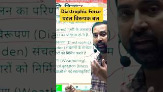 Diastrophic Forces geography upsc geomorphology vibhorsir [upl. by Ayam]