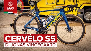 La Cervélo S5 di Jonas Vingegaard del Tour 2024  Biciclette dei Professionisti [upl. by Ahasuerus]