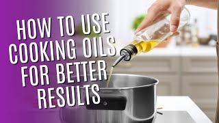 How to Reuse Cooking Oil the RIGHT Way [upl. by Aynwad]