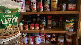 Tour my spice rack  clean amp organized spice rack kitchen ideas organization to cook faster meals [upl. by Kier]