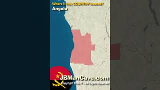 Where is ANGOLA located in the World JBManCavecom Shorts [upl. by Eednar]