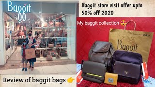 Baggit bag haul 2020 My baggit bags collection 😍 review sling bag  wallet  back pack [upl. by Raab147]