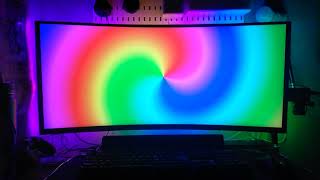 So I did some DIY ambient light thingy for my monitor [upl. by Aneeras]