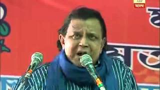 Mithun mentions ABP AnandaNielsen survey is his speech at a TMC poll rally [upl. by Otho]