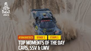 Cars Top moments  Stage 1  Dakar2023 [upl. by Dolly]