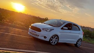 Ford Ka SEL 15 2015 FIXA RODAS 17 suspFIXA De UBER [upl. by Rednal]