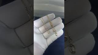 Custom Made Cartier Diamants Legers Necklace XS Model 18K Yellow Gold [upl. by Terej]