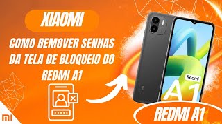 Como colocar senha de número PIN no Redmi A1  Passo a passo [upl. by Sillyhp]