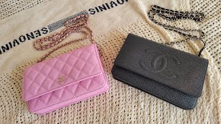 【CHANEL WOC比較10年前価格】チェーンウォレットCHANEL23Pchanel23cchanel chanel23s シャネル chanel23s chanelwoc [upl. by Atiuqehs]