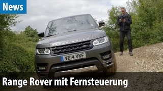 Dieser Range Rover lässt sich per App steuern  deutsch  german [upl. by Shayna]