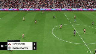 Sunderland v Newcastle league cup [upl. by Ateval]