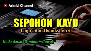 SEPOHON KAYU  ALMUSTADZ JEFRI ALBUCHORI KARAOKE NADA COWOK [upl. by Wavell]