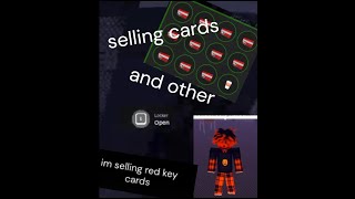 Selling red key card [upl. by Roti262]