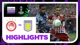 Olympiacos v Aston Villa  Europa Conference League 2324  Match Highlights [upl. by Mudenihc615]