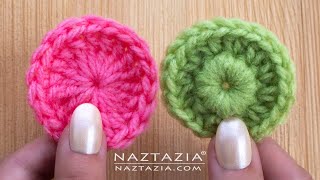 How to CROCHET MAGIC RING Adjustable Ring the EASY WAY and CROCHET PADDED RING Circle DIY Tutorial [upl. by Vange]