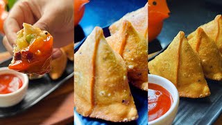 Monsoon special Crispy Samosa Recipe How To Make Perfect SamosaSingara Recipe [upl. by Janus]