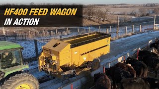 See the Vermeer HF400 feed wagon in action [upl. by Arba794]