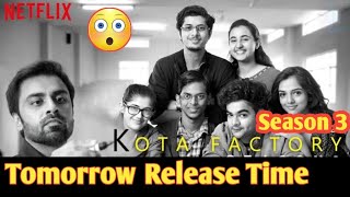 Kota Factory Season 3 Release Time  Kota Factory Season 3  Netflix TVF [upl. by Atahs]