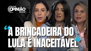 LULA ESCORREGA EM FALA SOBRE VIOLÊNCIA DOMÉSTICA  CAMPANHA VAMOS JUNTAS  SANTOS JAZZ FESTIVAL [upl. by Brander111]