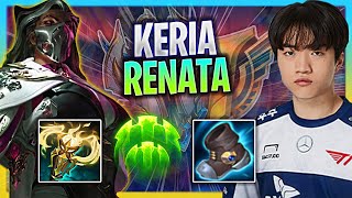 LEARN HOW TO PLAY RENATA SUPPORT LIKE A PRO  T1 Keria Plays Renata Support vs Rell Season 2023 [upl. by Brien]