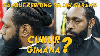 Rambut keriting Wajah garang cukur model apa feat Gunz Akearaboy [upl. by Bertine597]