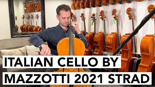 Matteo Mazzotti Cello 2021 Piacenza Italy Stradivari Model SOLD [upl. by Yrrac118]