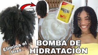 MASCARILLA DE MAIZENA PARA EL CABELLO SECO Y MALTRATADO  HIDRATACIÓN Y ANTIFRIZZ 💦Rachell Santos [upl. by Anibor]