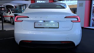 Tesla Model 3 Highland Pearl White [upl. by Eelydnarb901]