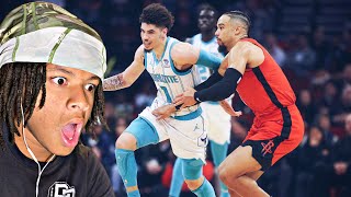 OMG LAMELO BALL  Charlotte Hornets vs Huston Rockets Reaction [upl. by Harden]