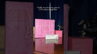 Unboxing my parcels 📦 💗💐🌸pink unboxing parcels viralshort [upl. by Milson]