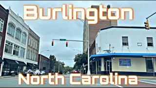 Burlington North Carolina City Tour amp Drive Thru [upl. by Crean]