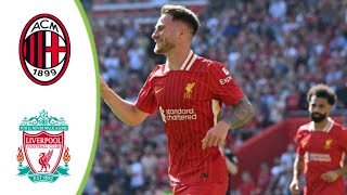 AC Milan vs Liverpool  Extended Highlights amp All Goals 2024 HD [upl. by Ahsirt]