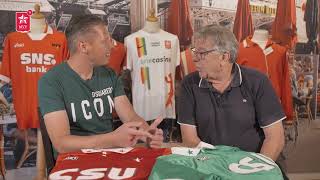 MVV TV  Frans Theunisz en Davy Backus hebben het over 2 historische MVVshirts MVV [upl. by Frants]