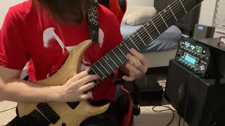 Rings of Saturn  Senseless Massacre  Full Guitar Cover [upl. by Aital]