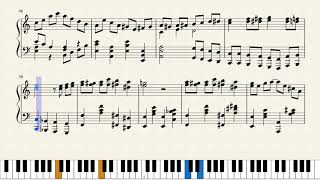 Final Fantasy IX  Spleepless city Treno Piano Sheet [upl. by Flss]