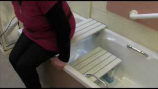 How To Use a Bath Board and Seat HD [upl. by Herzig809]