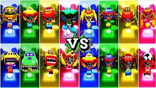 McQueen Eater All Videos Megamix vs McQueen Eater vs McQueen Blue Eater vs McQueen Red 🎶 Tiles Hop [upl. by Tedman]