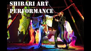 Shibari Art Show Performanse Thailand Koh Phangan Шибари Арт шоу [upl. by Nabetse]