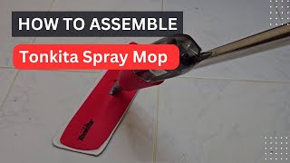 How to setup and use a SPRAY floor cleaning mop mop spraymop [upl. by Imoyik]