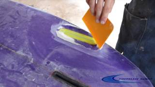 Futures Fin Box Repair Using Aluzine Epoxy Resin [upl. by Alair]