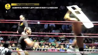 Alberto el Patrón y Jeff Cobb vs Rush y La Máscara en The Crash [upl. by Nodnab]