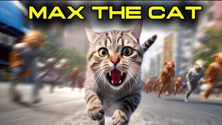 Max the cat’s fight compilation The viral bully cat on TikTok [upl. by Eiba]