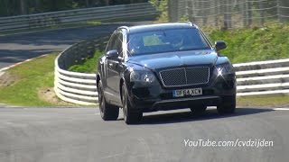 Bentley‬ ‪Bentayga‬ Testing on the Nurburgring [upl. by Phelgon]