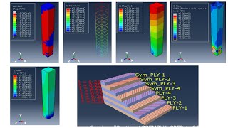 RC column strengthening with carbon fiber CFRP using ABAQUS [upl. by Lemay]