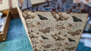 Tuto scrapbooking 12 Création dun livret avec différentes pochettes 😉👍 [upl. by Selig256]