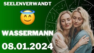 WASSERMANN ♒️😱 TRIFFST DU DEINEN SEELENVERWANDTEN ⭐️ Horoskop  08Januar 2024 wassermann tarot [upl. by Menendez]