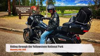 Motorcycle Trip Yellowstone National Park 2018 [upl. by Relyt159]