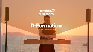 DFormation  Live  Amàre Beach Hotel Ibiza 2021 Progressive House  Melodic Techno DJ Mix 4K [upl. by Ibrahim124]