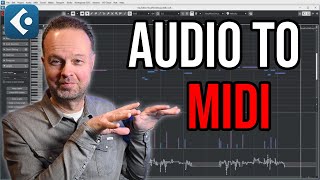 Converting an audio track to midi in Cubase what are the options [upl. by Ensign]