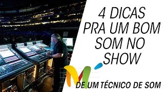 4 dicas de como deixar o show da sua banda afinado [upl. by Parrisch]